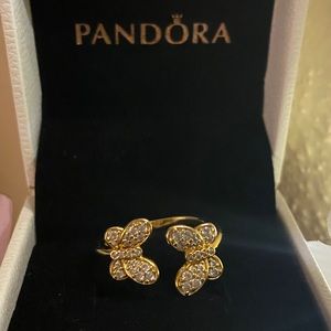 PANDORA Shine Ring- Dazzling Butterflies